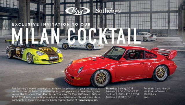 RM Sotheby’s in Milan: When Automotive Icons Meet the Style Capital